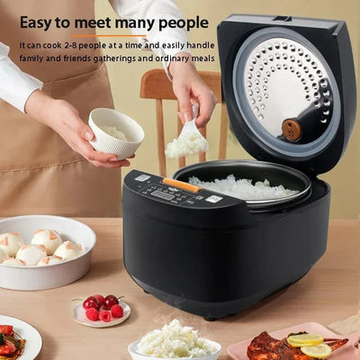 5L Household Rice Cooker Intelligent Appointment Timing Heating Rice Cooker High-fire Fast Cooking Multi-function Rice Cooker