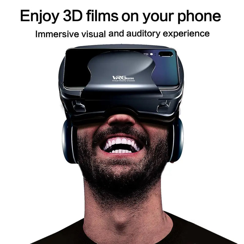 Original VRG PRO 3D VR Gglasses Virtual Reality 3D Glasses Full Screen Visual Wide-Angle VR Glasses For Smartphone