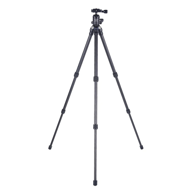 AOKA CMP163CL 578g Max Loading 2.5kgs Professional Fashional Outdoor Travel Lightweight  Mini Carbon Fiber Tripod for Camera