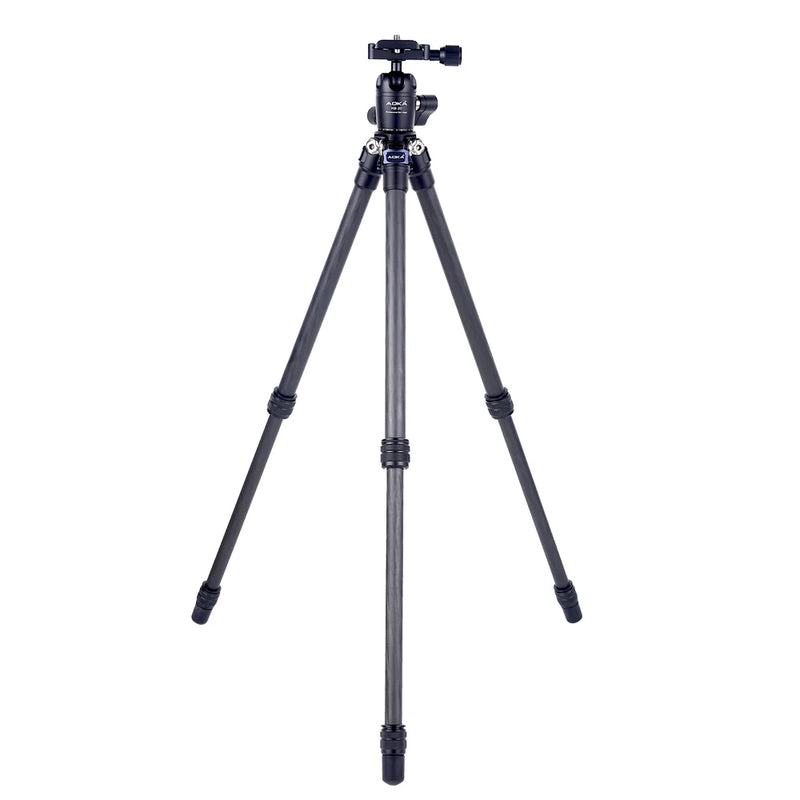 AOKA CMP163CL 578g Max Loading 2.5kgs Professional Fashional Outdoor Travel Lightweight  Mini Carbon Fiber Tripod for Camera