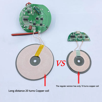 Fast Qi Wireless Charger Module Transmitter PCBA Circuit Board Coil For iPhone 11 Galaxy S20 S9 XIAOMI Mobile Phone DIY Charging