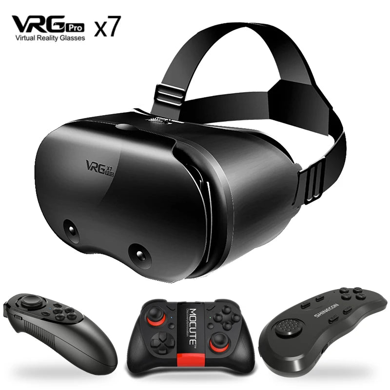 New Original VRGPRO X7 3D VR Standard Edition Game Virtual Reality Light Glasses Helmets Optional Controller