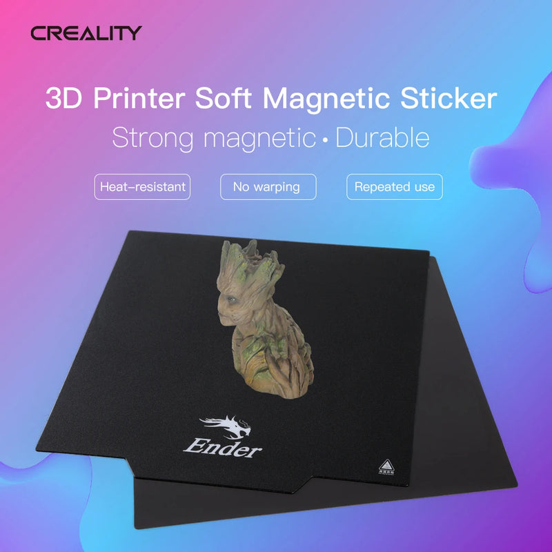 Creality Official Ender 3 Bed Ultra-Flexible Removable Magnetic Removable Build Surface Hotbed Cover Print Platform Kit