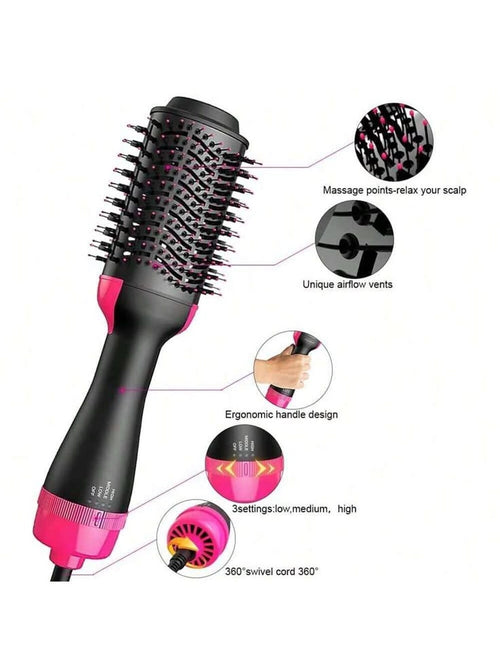 3-in-1 Hair Dryer Brush – Dry, Straighten & Blow Dry