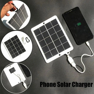 3W 5V Portable Solar Panel USB Mobile Phone Charging Panel Battery Charger For Power Bank Phone Outdoor Camping