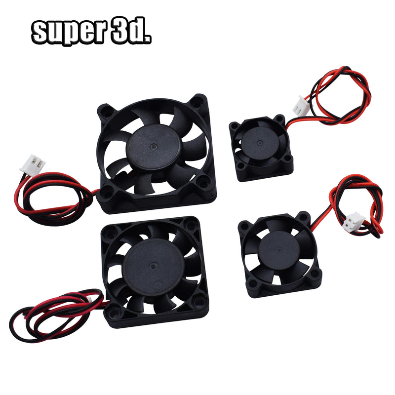 5015/4010/4020 12V&24V Cooling Turbo Fan Brushless 3D Printer Parts 2Pin For Extruder DC Cooler Blower Plastic Fans envio gratis