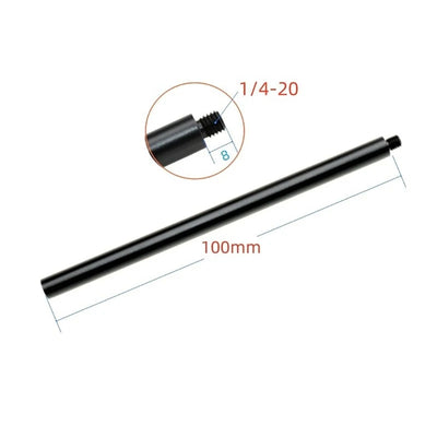 10/15/20/30cm Extension Rod 1/4" Tripod Extension Poles Stabilizer Accessory Mount for Cameras and Monopods