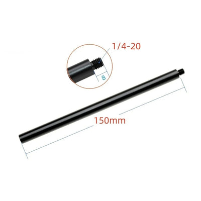 10/15/20/30cm Extension Rod 1/4" Tripod Extension Poles Stabilizer Accessory Mount for Cameras and Monopods