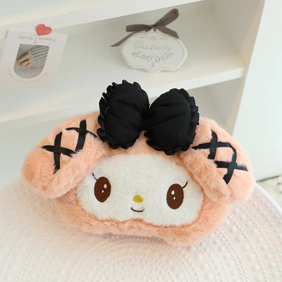 Sanrio Cute Kuromi My Melody Headrest Seat Belt Cover For Car Seat Shoulder Pads Protection Back Cushion Kawaii Car Decoration