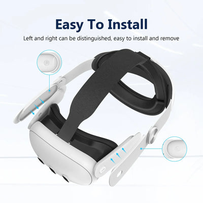 for Quest 3 Head Strap for Meta Quest 3 Head Strap Upgrades Elite Strap Alternative Head Strap for Oculus Quest 3 Vr Accessories