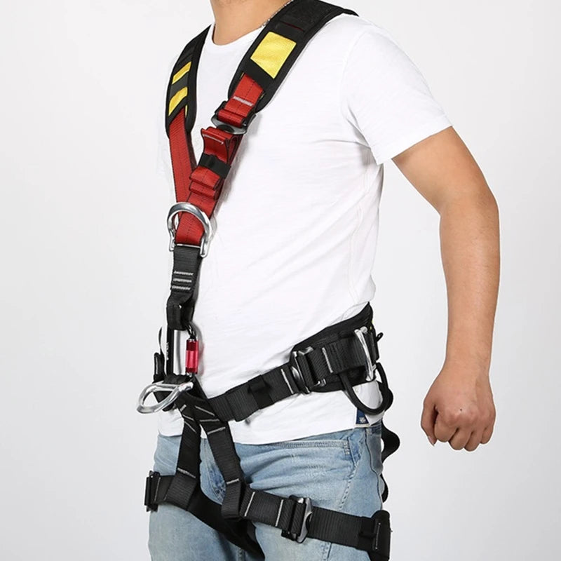 Climbing Harness Only Shoulder Strap Harness Waist Hip Protection Safety Climbing Harness for Fire Rescuing Climbing