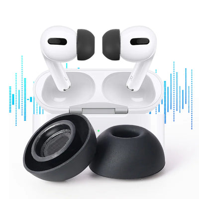 1/4Pair Earbuds For Apple AirPods Pro 1/2 Soft Silicone Ear Tips Replacement Case Cover Earphone Accessories L M S Size Earcap