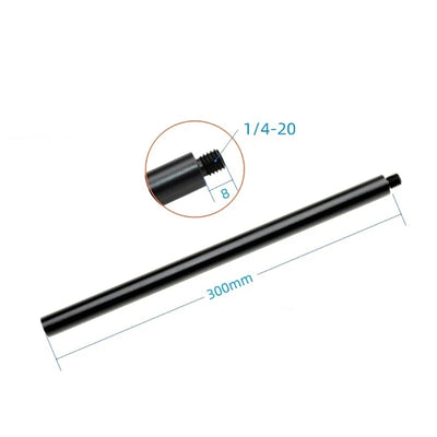 10/15/20/30cm Extension Rod 1/4" Tripod Extension Poles Stabilizer Accessory Mount for Cameras and Monopods