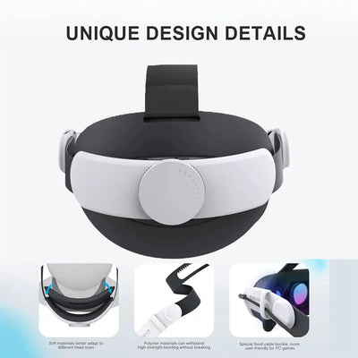 BOBOVR M3 Mini Head Strap Compatible with Quest 3 VR Elite Strap for Enhanced Support Lightweight Design