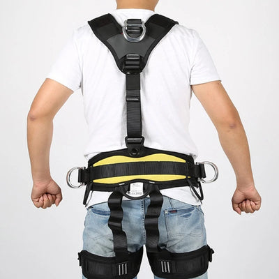 Climbing Harness Only Shoulder Strap Harness Waist Hip Protection Safety Climbing Harness for Fire Rescuing Climbing