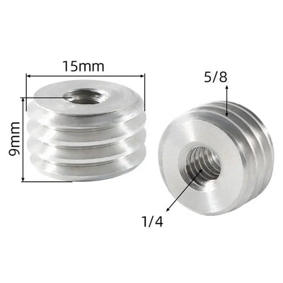 1/4 3/8 To 5/8 Male Female Thread Screw Mount Adapter Tripod Plate Screw Mount For Camera Flash Tripod       Light Stand