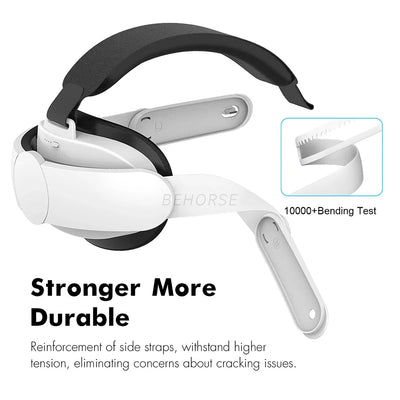 New Adjustable Comfortable Head Strap for Meta Quest 3 Comfort Battery 6000mAh USB-C Port Charging Headset VR Accessories