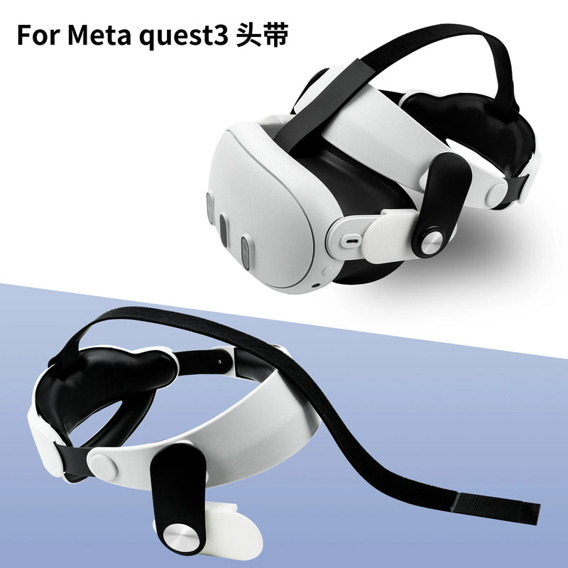 Adjustable Headband for Meta Quest 3 Head Strap Upgrades Elite Comfort-Virtual HeadWear for Quest 3 VR Accessories