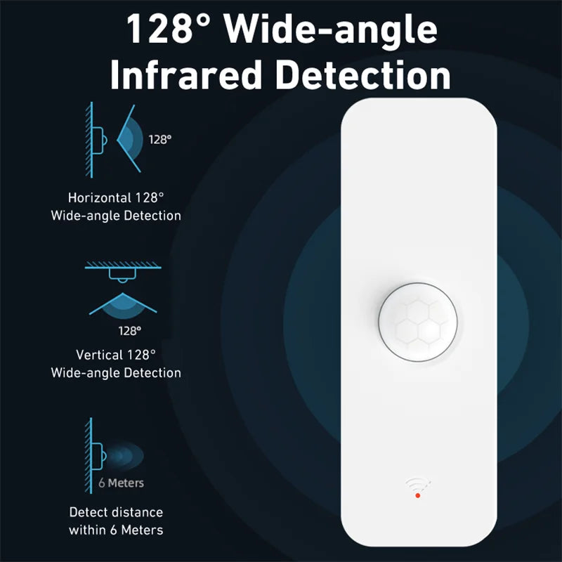 Tuya WiFi Zigbee PIR Motion Sensor Smart Home Human Body Infrared Detector Security Smart Life Works With Alexa Google Home