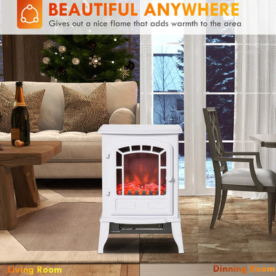 22 "Electric Fireplace, electric heater, Fire Place Heater adjustable temperature, overheat protection, Space Saving