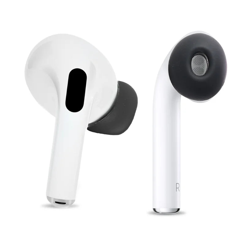 1/4Pair Earbuds For Apple AirPods Pro 1/2 Soft Silicone Ear Tips Replacement Case Cover Earphone Accessories L M S Size Earcap