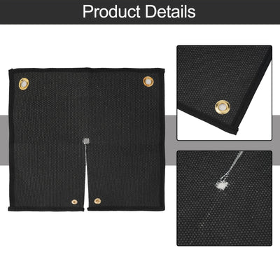 For Fire Protection Heat Resistant Blanket Fireproof Welding Mat Flame Retardant Fabric Heavy Duty Carbon Fiber