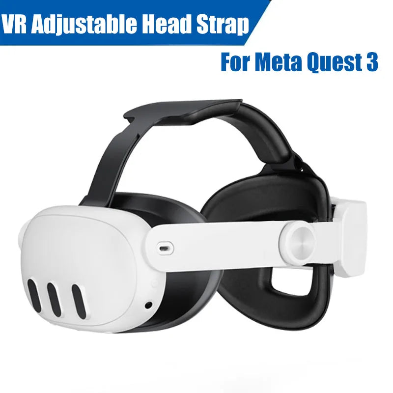 Adjustable Head Strap For Meta Quest 3 Upgrades Elite Headband Alternative Head Strap For Oculus Quest 3 VR Accessories