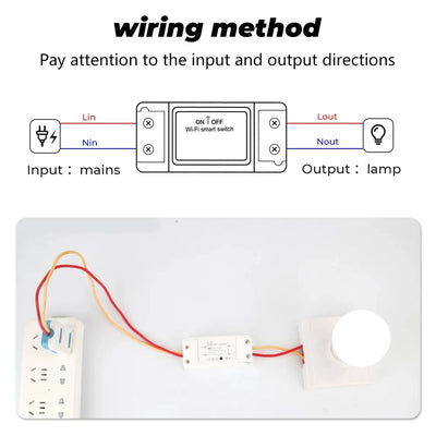 Tuya WiFi Smart Light Switch Universal Breaker Timer Smart Life APP Wireless Remote Control Modules Work Via Alexa Google Home