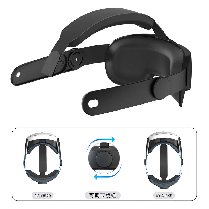 Replaceable Head Strap for Meta Quest 3 VR Headset Improve Comfort Adjustable Head Strap for Meta Oculus Quest 3 Accessories