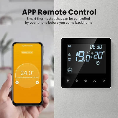 Tuya WIFI Thermostat Electric Floor Heating Control Temperature Remote Controller Smart Life App Google Home Alexa Voice