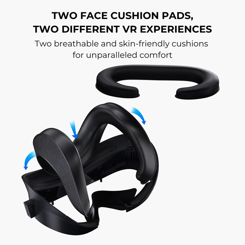 GEEKVR Facial Interface & Head Strap for Pico 4: Customized Comfort and Perfect Fit