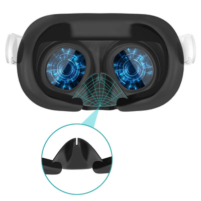 For Meta Quest 3 Case Replacement Face Pad Silicone Eye Cover Anti-sweat Mask Cover VR Glasses For Oculus Quest 3 Accessories