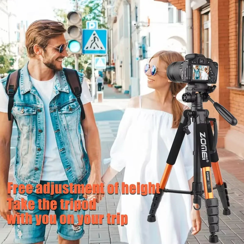 187cm Zomei 360° Panorama Video Tripod for Professional Camera Canon Nikon Foldable Alumium Camera Tripod for Horizontal Shoot