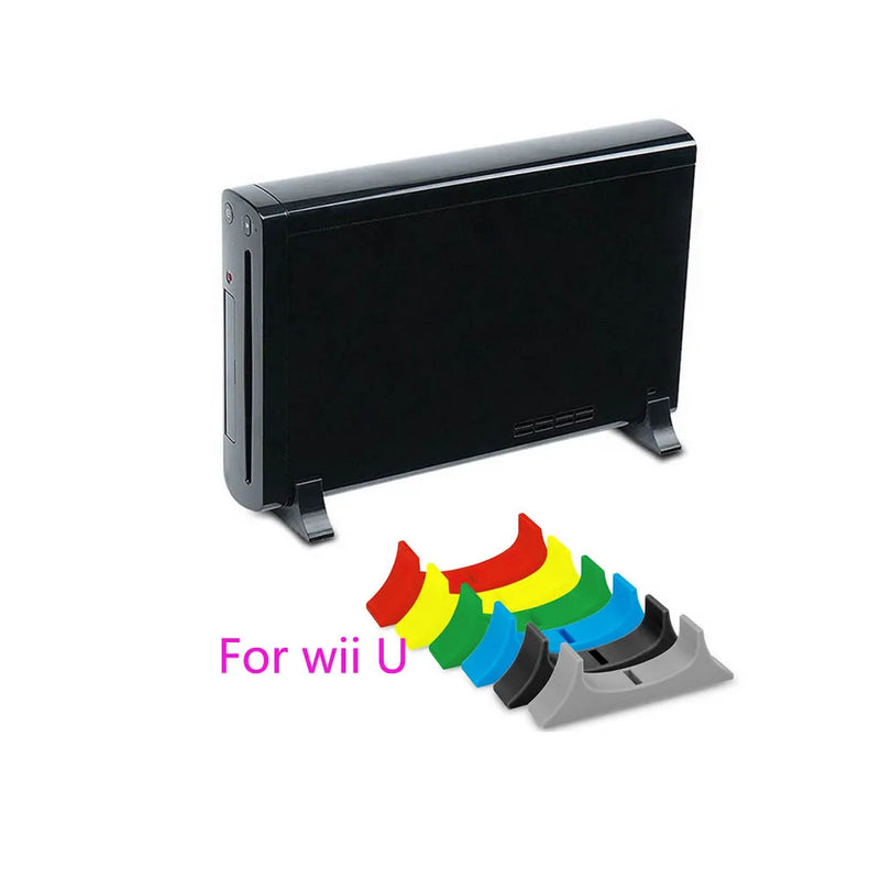 10Sets 3D Printed Horizontal Stand Cooling Bracket For  Wii U Console Holder Stand game  Accessories