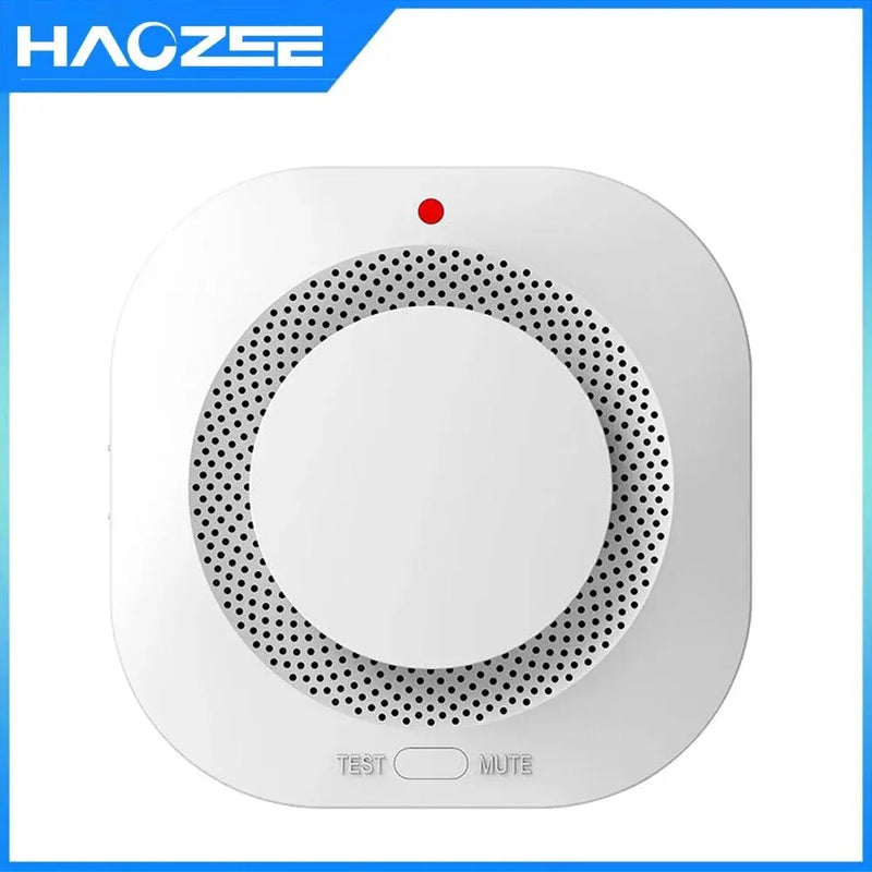 Tuya Smart Zigbee/Wifi Smoke Detector Smart Fire Fire Protection Home Security Alarm Sound Light Alarm APP Control