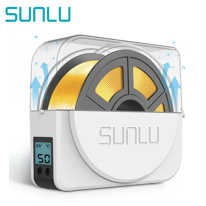 SUNLU S1 PLUS Filament Dryer Box Storage Keeping Material Dry During 3D Printing LCD Screen 3D Printer Parts Filament Dryer Box