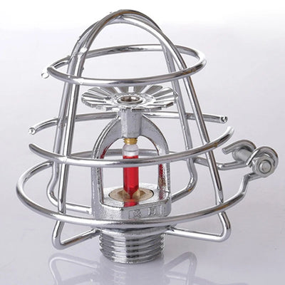 Fire Sprinkler Headguard,Fire Sprinkler Head Protection Frame Recessed Heavy Duty Chrome Plated Sprinkler Headcage