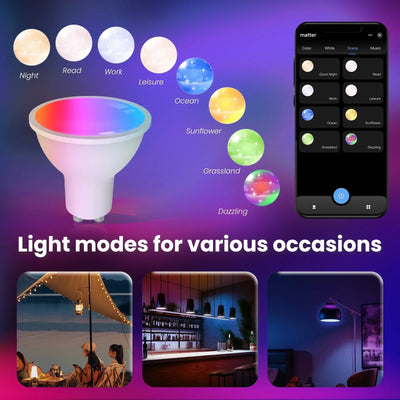 TNCE Tuya E27 E14 GU10 Bulb WIFI Zigbee, Dimmable Light LED lamps 2700-6500k RGB, Smart Life APP, Voice With Alexa Google Home