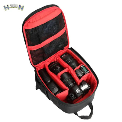 for DSLR SLR Camera Waterproof Backpack Rucksack Bag Case for Canon Nikon Sony