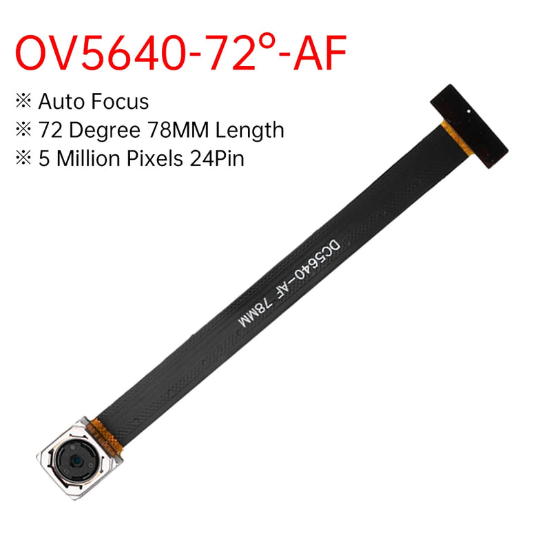 78MM OV5640 Camera Module 68 72 120 160 Degree AF HD 5 Megapixel 24-Pin DVP MIP I Interface