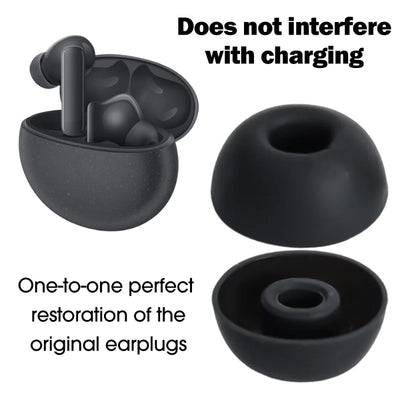 1/3Pairs Silicone Earplugs Earbuds for Huawei Freebuds 4i/5i Headphone Sound Insulation Replace Ear Pads Cover In-Ear Eartips