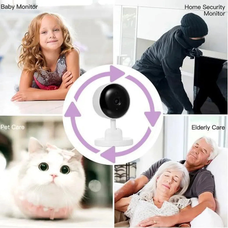 DBIT Baby Monitor 3MP Tuya Smart Wifi Video Surveillance Cameras Newborn Baby Security Protection Two Way Audio Night Vision