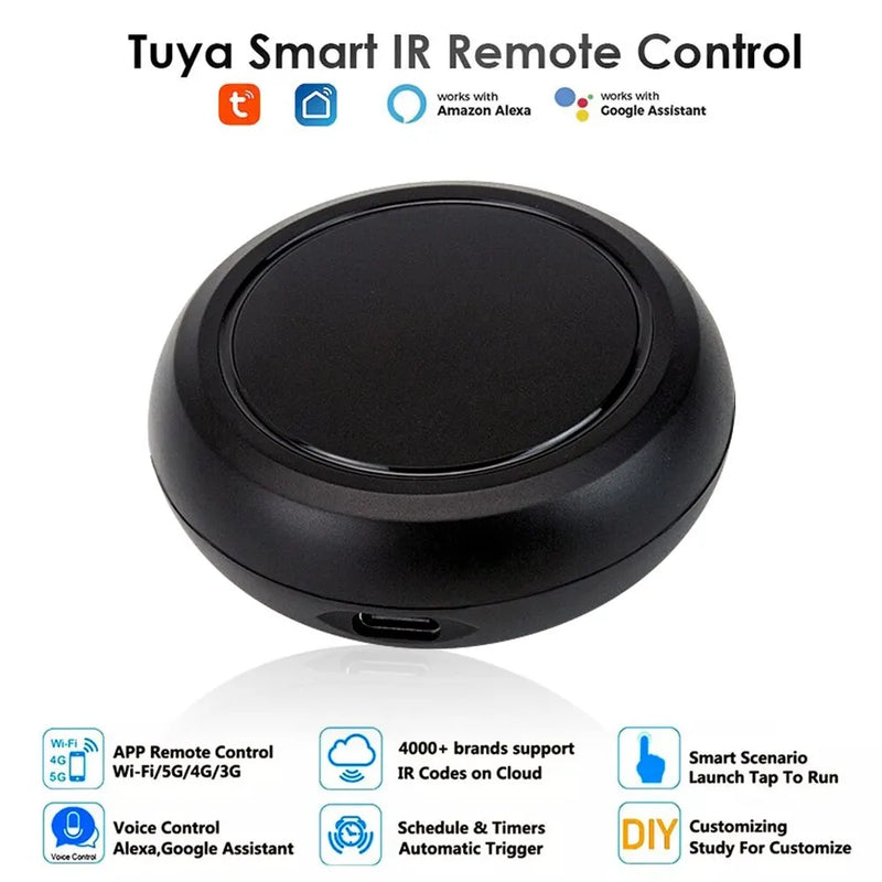 Smart Wifi IR Universal Remote Control With Tuya Smart Life APP Voice Control Infrared Remote Controller For Alexa Google Home