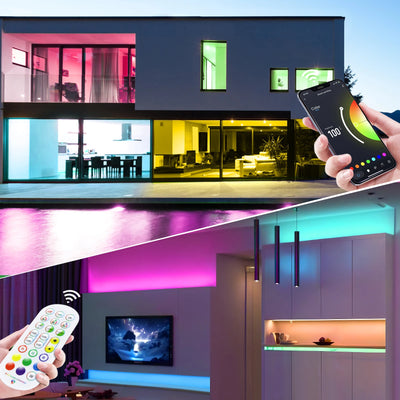 DC5V USB RGB Neon LED Strip 1M 2M 3M 4M 5M IP65 Waterproof Neon Strip TUYA WIFI App Remote Control For Neon Decortion Lighting