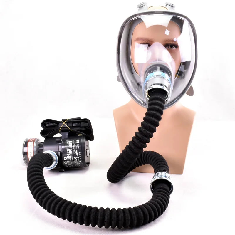 Portable Gas Mask Dust Mask Spray Paint Pesticide Dust Grinding Decoration Mask Industrial Chemical Fire Protection