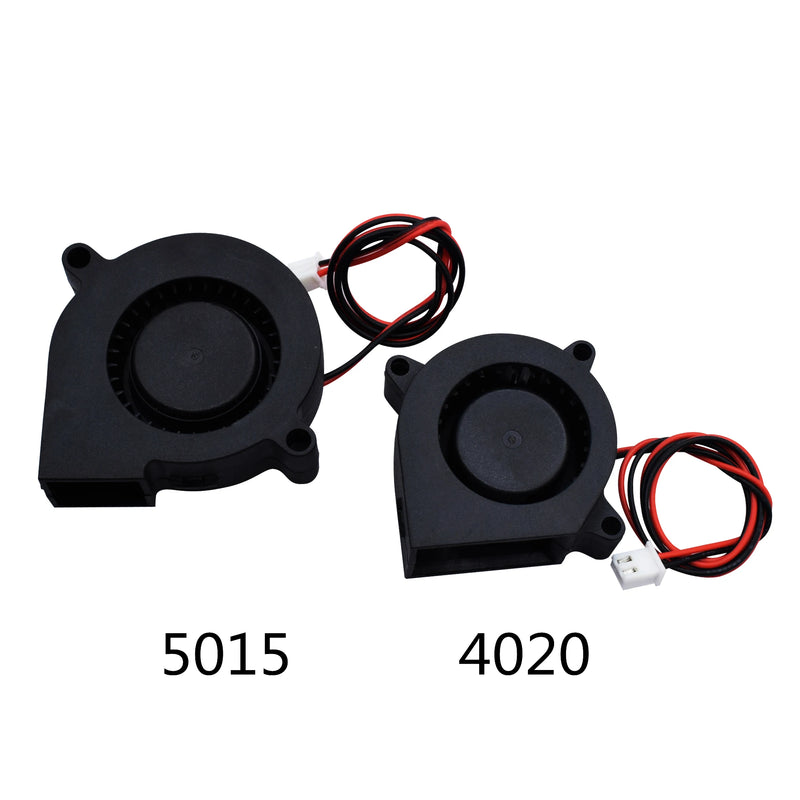 5015/4010/4020 12V&24V Cooling Turbo Fan Brushless 3D Printer Parts 2Pin For Extruder DC Cooler Blower Plastic Fans envio gratis