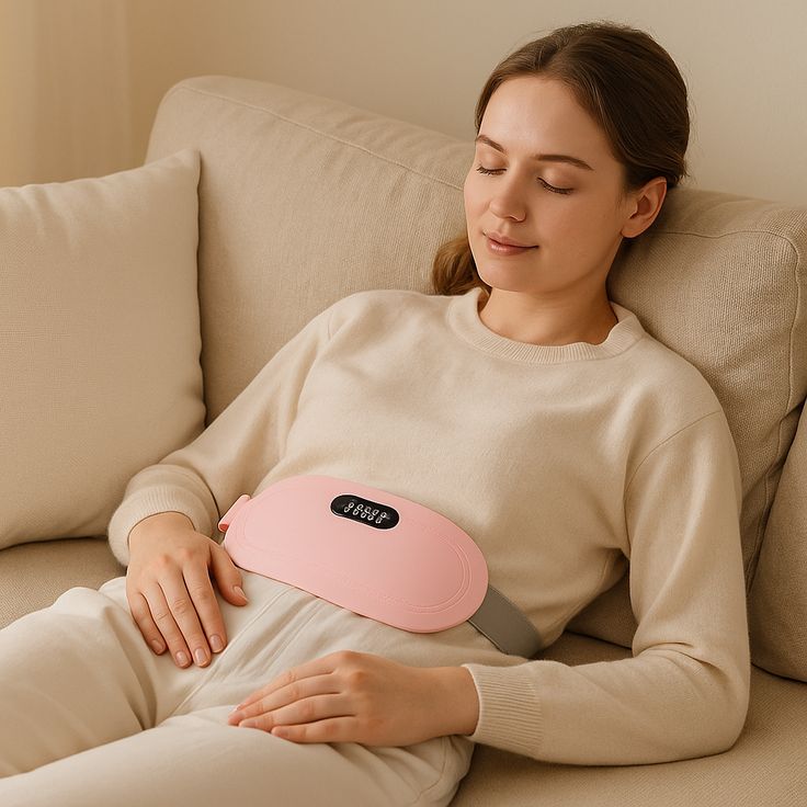 Portable Heating & Massage Belt for Menstrual Cramp Relief