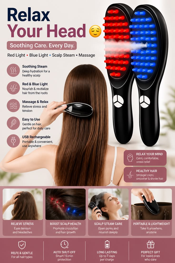 Scalp-Massager & Oil Applicator