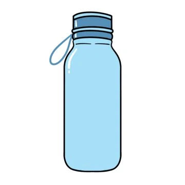 Water bottle illustration
